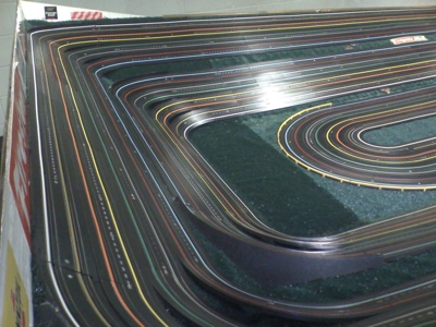 afx slot car track layouts