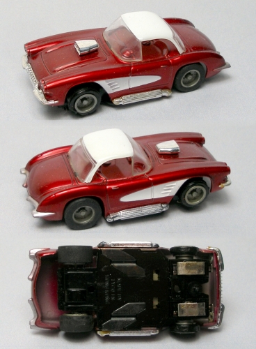 tyco corvette slot car