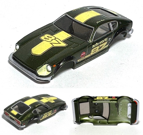 1pc 2022 Auto World Wide HO Slot Car AFX X Traction DATSUN 240z