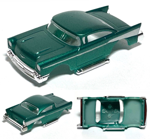 Aurora AFX Magna Traction ‘55 Chevy outlets Bel Air HO Slot Car