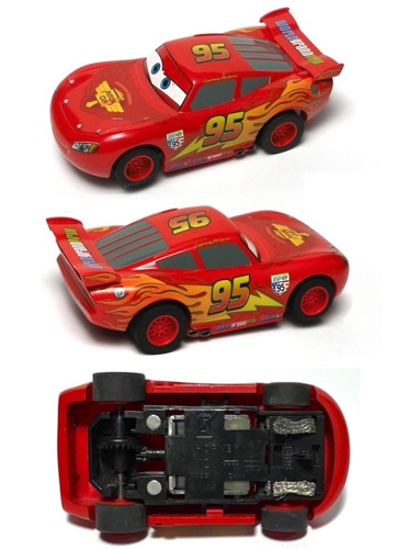 12v Hornby Micro Scalextric HO Slot CARS LIGHTNING MCQUEEN used tested Set Only SlotCarCentral